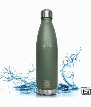 inKitch Double Walled Vacuum Silver Thermosteel Flask ( 1000 ml )