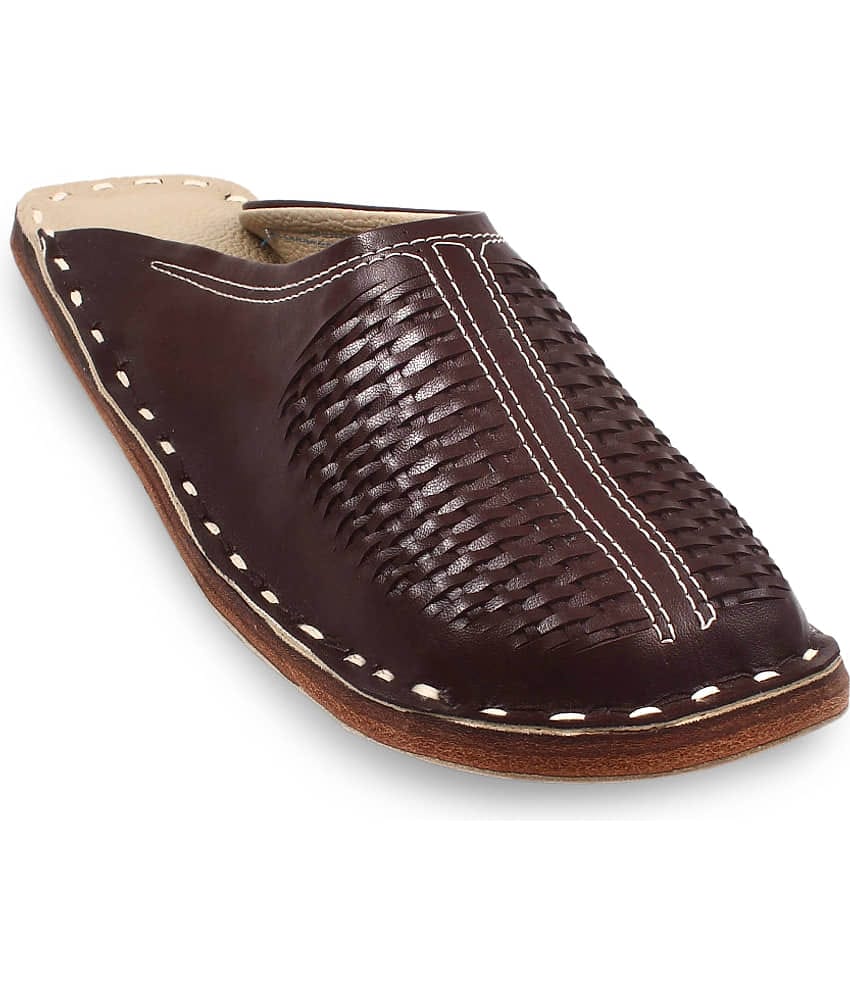 rajeraj Brown Men's Mule