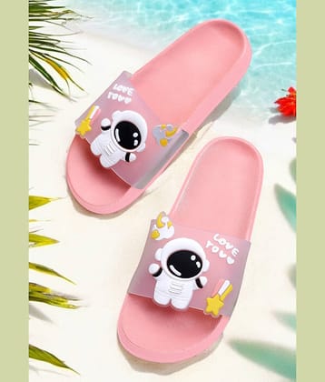 KAPANI Pink Women's Slide Flip flop