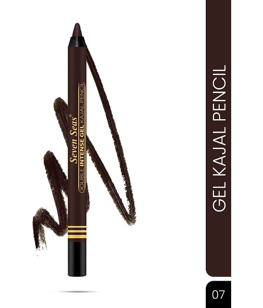 Seven Seas Brown Matte Kajal 2 g Pencil ( Pack of 1 )