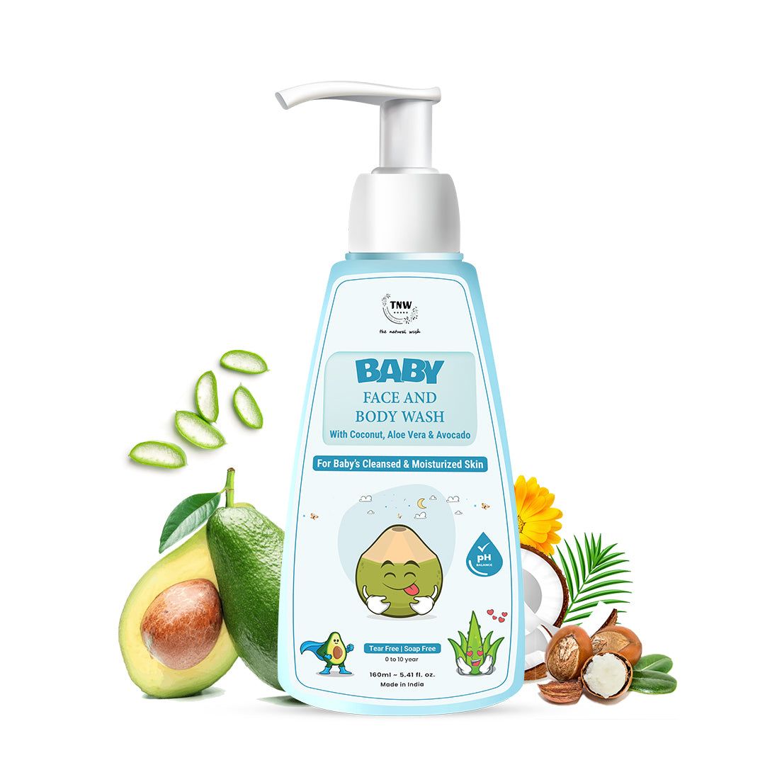Baby Face and Body Wash for Moisturized Skin-160ml