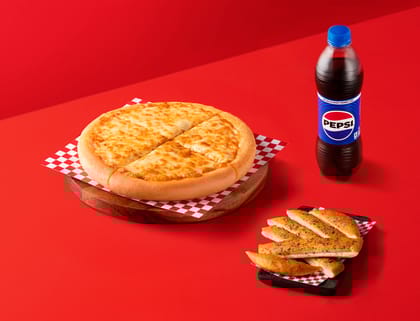 Margherita (Personal) With Classic Breadstix And Pepsi