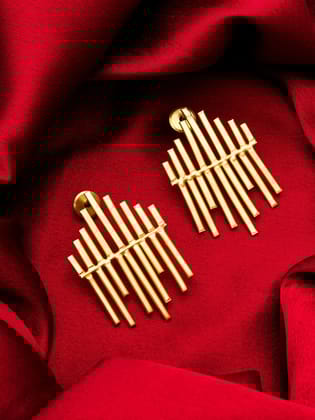 Morison Golden Drop Earrings Effortless Glamour