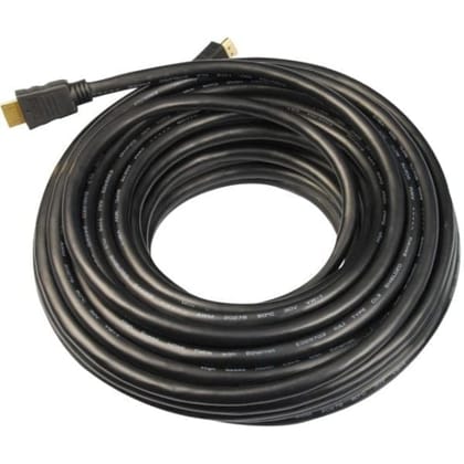 HDMI to HDMI (Male-Male) Cable 1.4V High-Speed with Ethernet - 25Mtr (Black)