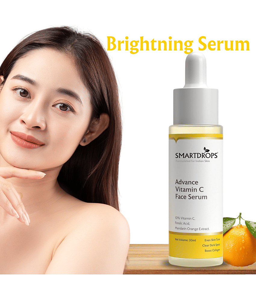 Smartdrops Face Serum Vitamin C Daily Care For All Skin Type ( Pack of 1 )