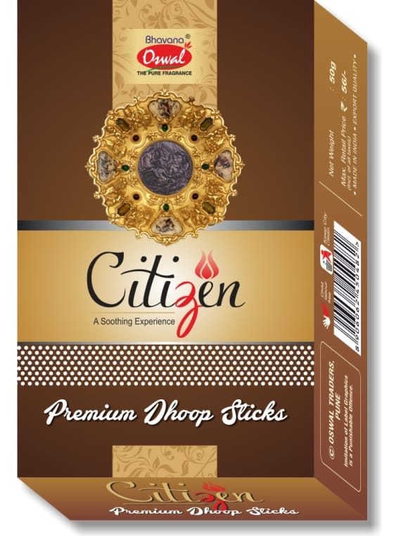 CITIZEN DHOOP preview description - Packaging-Dhoop Sticks,Fragrance-Fancy