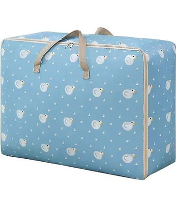 House Of Quirk Blue Laundry Bags ( Pack of 1 )