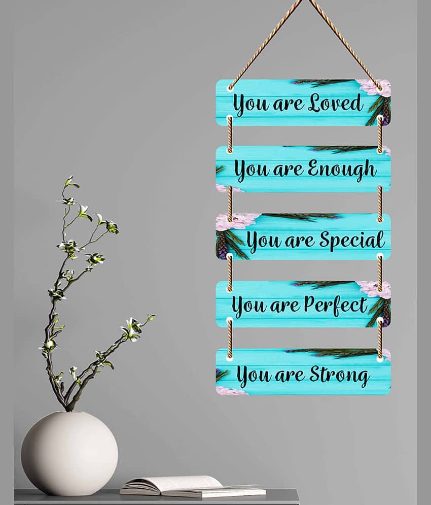 Saf Wood Rectangular Decoratives Panel Multi - Pack of 1