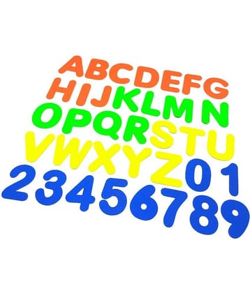 Die Cut Alphabet Letters & Numbers Cutouts Neon Color Pack of 108 Pcs Size 2 inch 5 cm for Bulletin Display Board Chalkboard Classroom Decor Arts Crafts Scrapbook Decoration