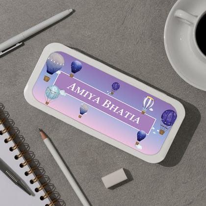 Night Flight Kids Pencil Box-Blue Purple Gradient