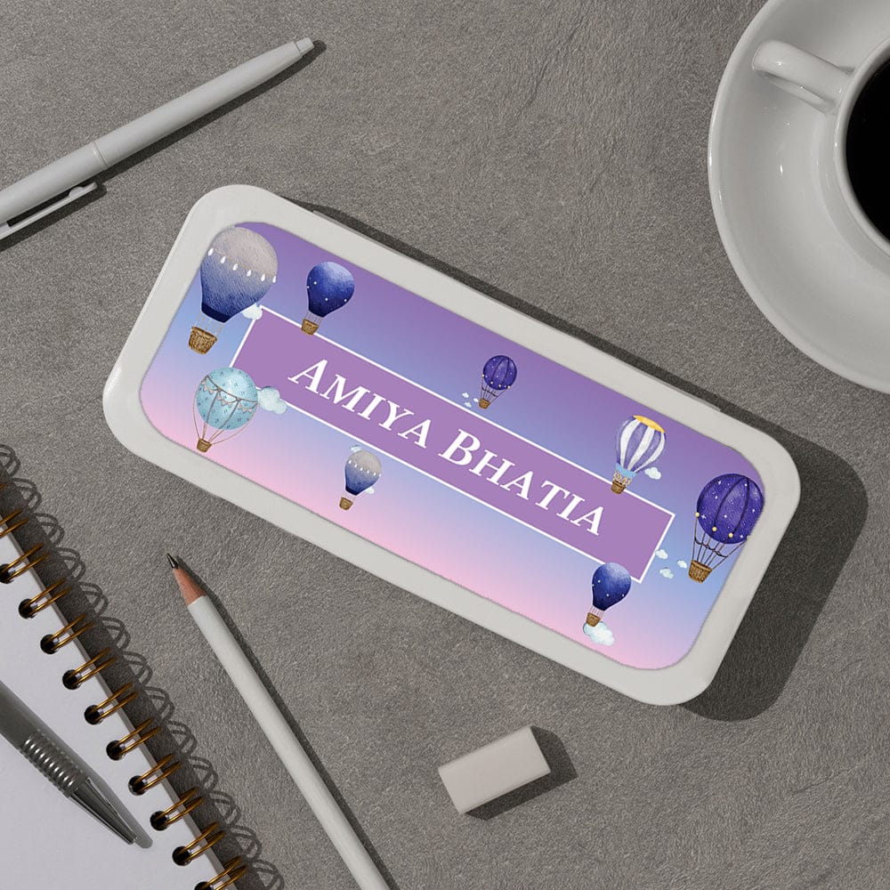 Night Flight Kids Pencil Box-Blue Purple Gradient