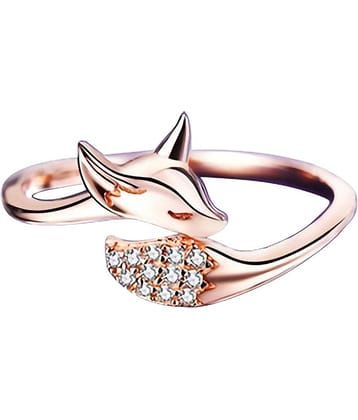 FASHION FRILL - Rose Gold Rings ( Pack of 1 )