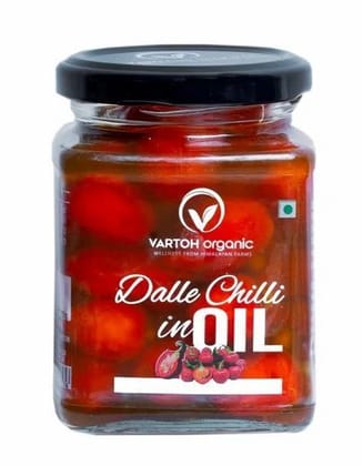 Vartoh Organic Dalle Chilli In Oil, 225 gm