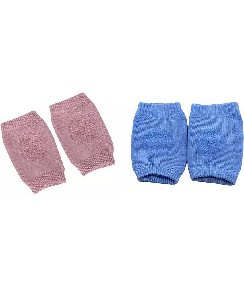 eBizMourGTPL - Multicolor Cotton Baby Knee Pad ( Pair of 2 )