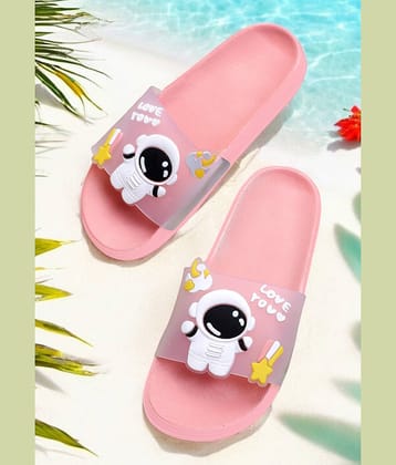 KAPANI Pink Women's Slide Flip flop