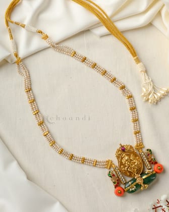 Gold Polish Silver Necklace CHN1716