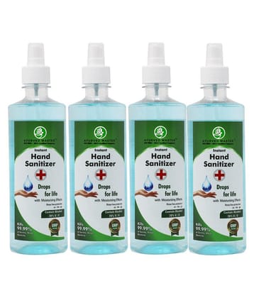 AYURVED MASTER Sanitizers 500 mL Pack of 4