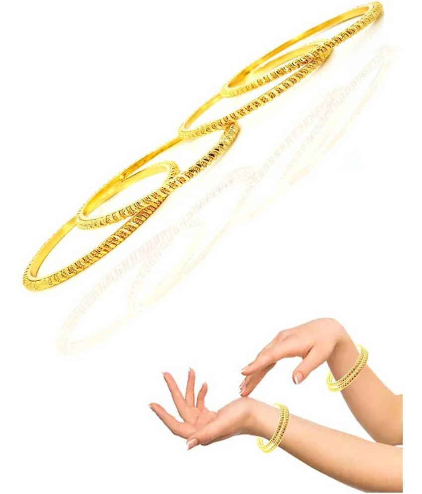shankhraj mall Traditional Gold Plated Designer Bangles Jewellery For Women-10094