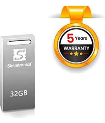 Simmtronics 32GB USB 2.0 Utility Pendrive Pack of 1