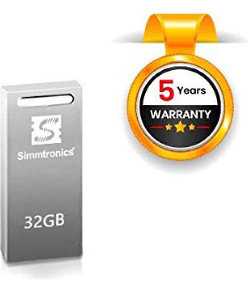 Simmtronics 32GB USB 2.0 Utility Pendrive Pack of 1
