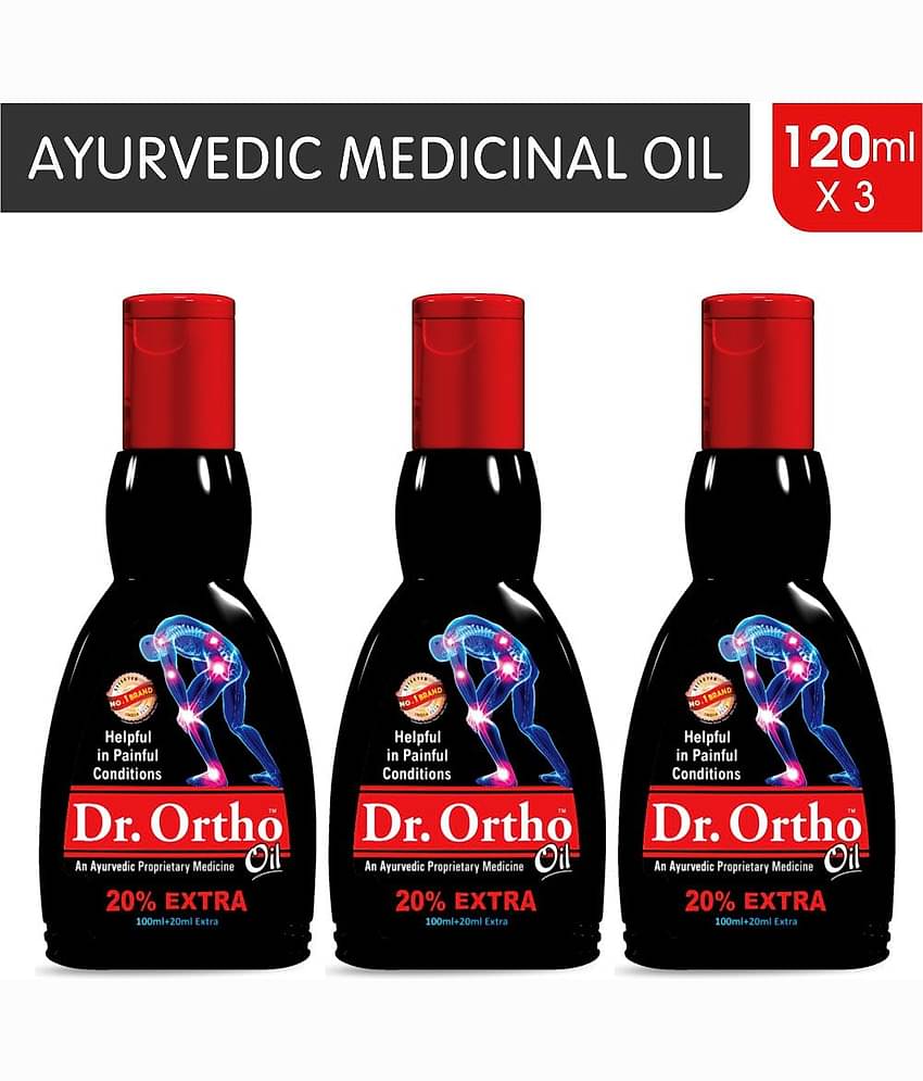 Dr. Ortho Pain Relief Oil, 120Ml (Pack Of 3)
