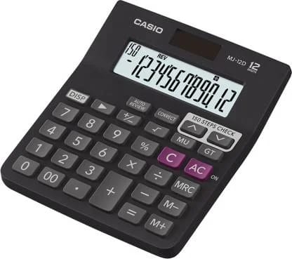 CASIO MJ12DBK Desktop Basic Calculator 12 Digit