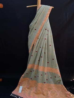 Handwoven Assamese Cotton Saree