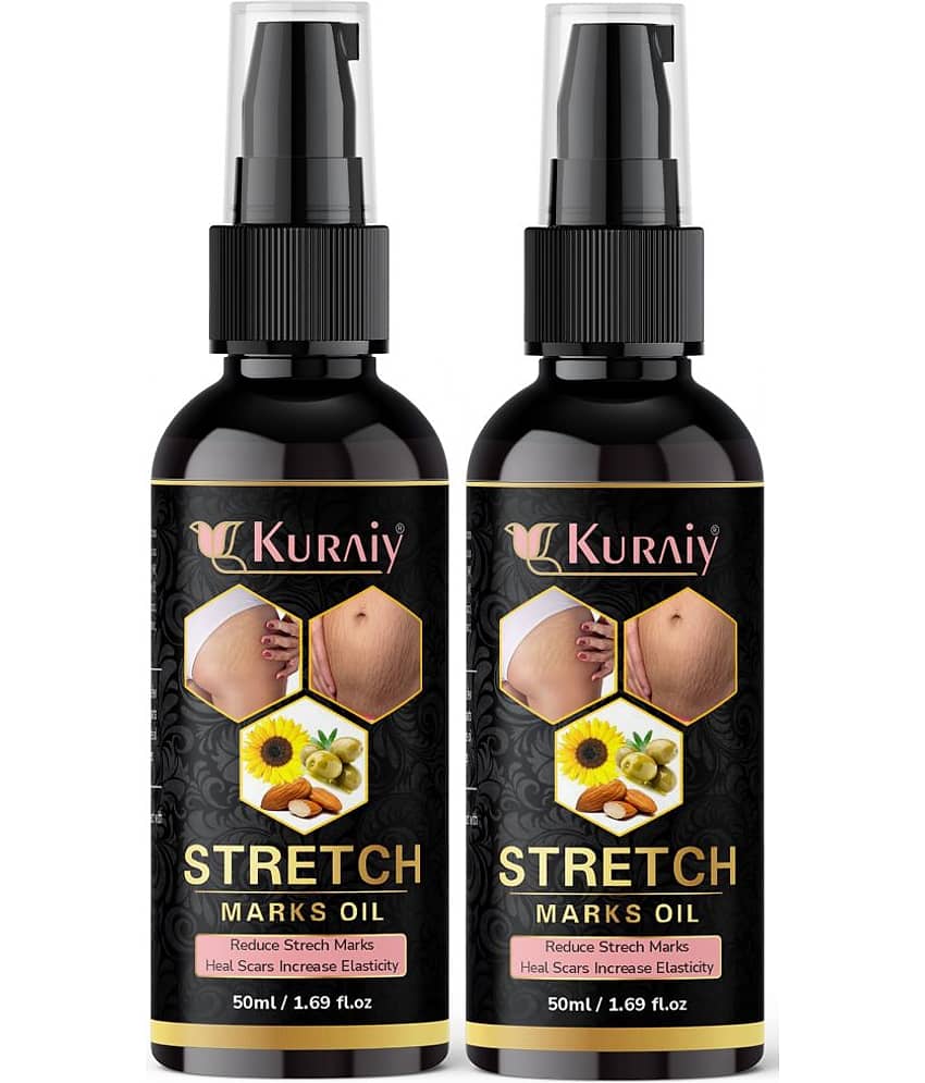 Kuraiy stretch Oil for Stretch Marks Removal Post Pregnancy fast work stretch mark cream oil