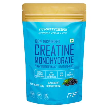 Myfitness 100% Micronized Creatine Monohydrate | 30 Servings | Flavoured | 120g | Creatine Powder With Added Electrolytes Myfitness 100% Micronized Creatine Monohydrate | 30 Servings | Flavoured | 120g | Creatine Powder With Added Electrolytes