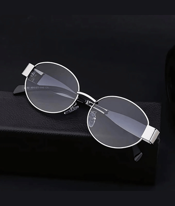 Dyana Core Silver Oval Sunglasses ( Pack of 1 )