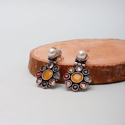 Pearl Colourful Earrings