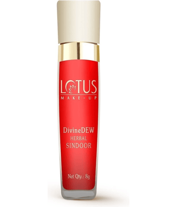 Lotus Make,Up Divine Dew Herbal Sindoor Love Drop , Water And Smudge Resistant , 8G