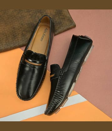John Karsun Black Loafers