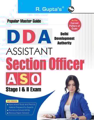DDA: Assistant Section Officer (ASO) Stage I & Stage II Recruitment Exam Guide [Paperback] [Sep 20, 2024] RPH Editorial Board