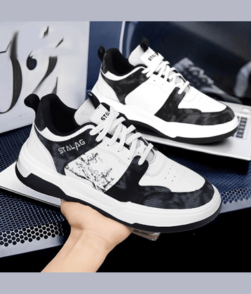 STALAG premium Sneakers For Men Black Men's Lifestyle Shoes