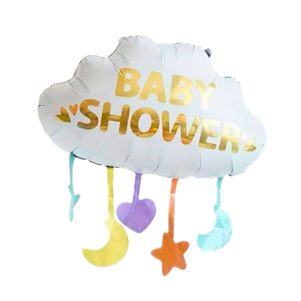 Baby Shower White Cloud Multicolor - Party and Festive Needs | Buy online on ZillyBuy