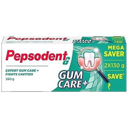 Pepsodent Gum Care+ Toothpaste, 130 g (Pack of 2)