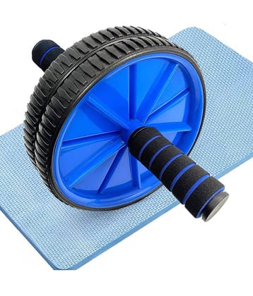 Ab Roller Set with Knee Mat for Gym Workout & Fitness Exercise (Pack of 1)
