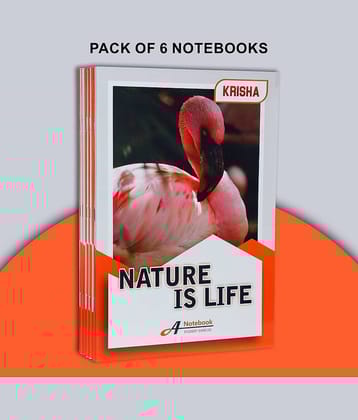 KRISHA BOOK MANUFACTURING - Other Composition Notebooks ( Pack of 6 )