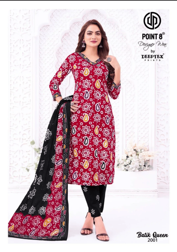 Batik Queen Vol 2 Deeptex Prints Readymade Cotton Pant Suits