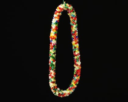Handmade Compact Bracelet | Multicolor Beaded Jewelry for Daily Wear (6×6×1 cm)