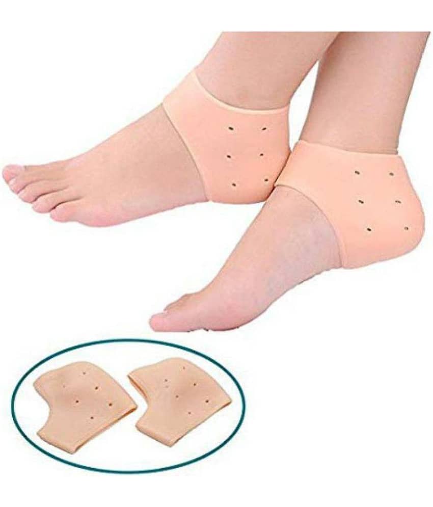 HeelPro Anti Crack Socks Heel Protector Heel Pads & Cushions Free Size