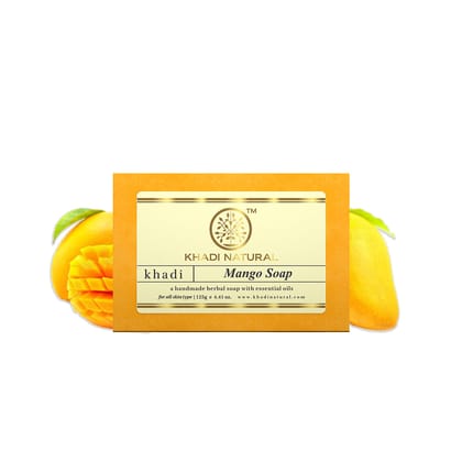 Khadi Natural Mango Soap - 125gm Khadi Natural Mango Soap - 125gm