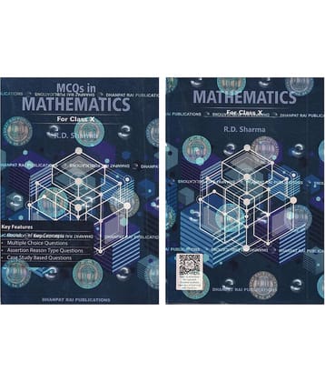 Rd Sharma Class 10 Maths 2025-26 CBSE Examinations | R D Sharma Class 10 Mathematics with MCQ Book (Set of 2 Books) Paperback