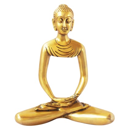 Brass Invisible Buddha Statue - Unique Artistic Showpiece, Height : 10 Inch (BSMAS1117 A)