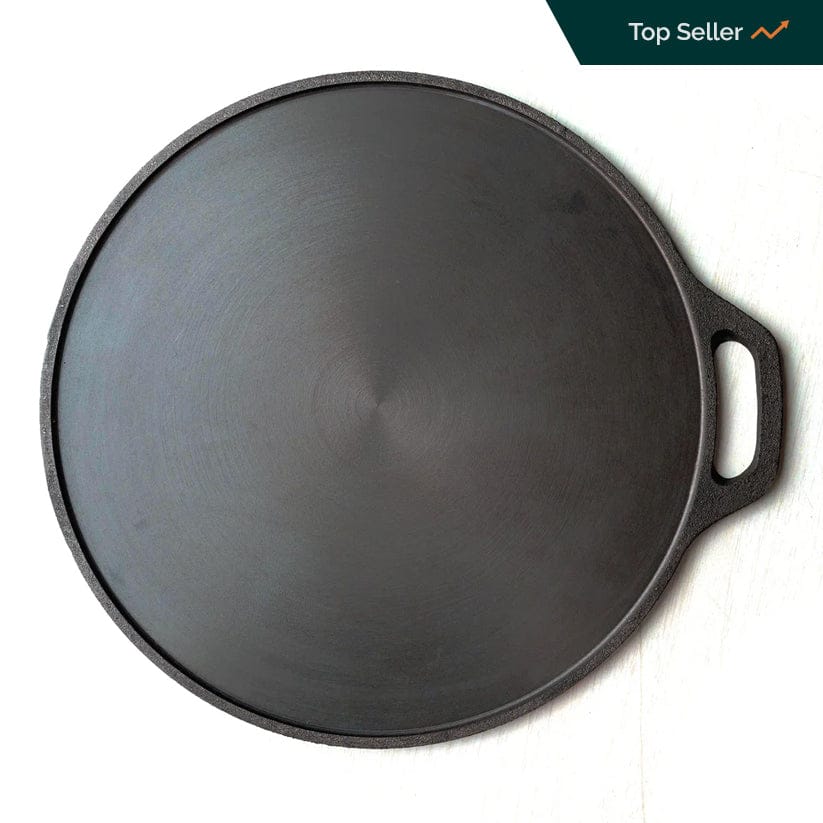 Seasoned Cast Iron Flat Dosa Tawa-11 inch