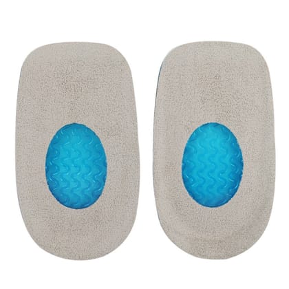 Aktive Life Gel Heel cups Silicon Heel Pad for Heel Ankle Pain, Heel Spur Shoe Support Pad for Men and Women Shock Cushion Pad for Heels