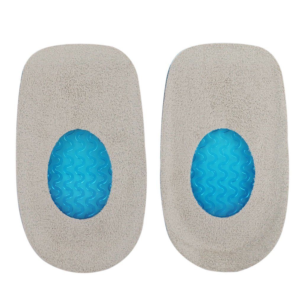 Aktive Life Gel Heel cups Silicon Heel Pad for Heel Ankle Pain, Heel Spur Shoe Support Pad for Men and Women Shock Cushion Pad for Heels