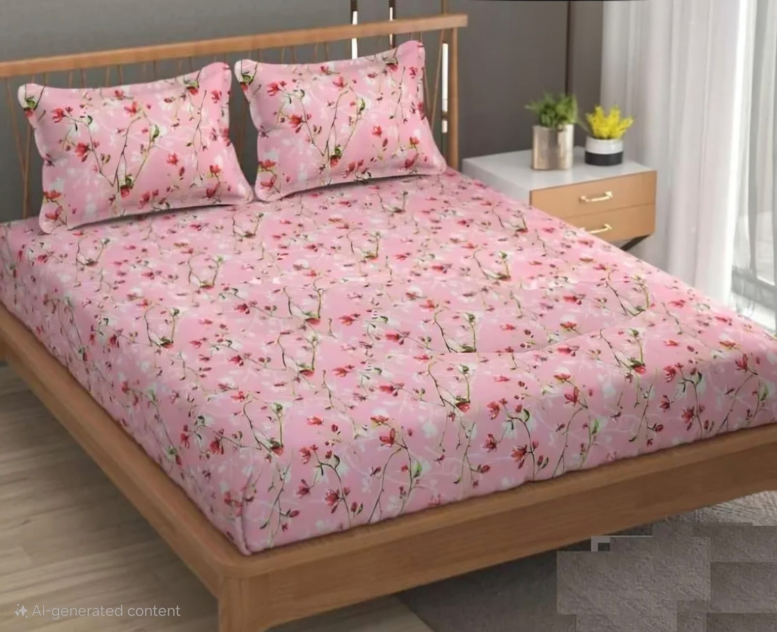 Fitted Glace Cotton Bedsheets double bed comfort to your bedroom with our 90x100 size