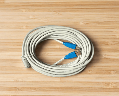 USB TO PRINTER CABLE 5 Meter USB 2.0 High Speed Cable Printer for HP, Canon, Scanner Cable A USB Male to B Printer Male (Compatible with Computer, Printer, White)